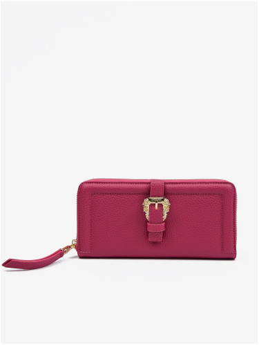 Dark pink women's Versace Jeans Couture wallet