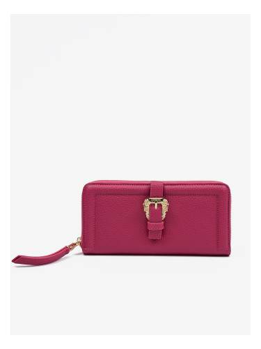 Dark pink women's Versace Jeans Couture wallet