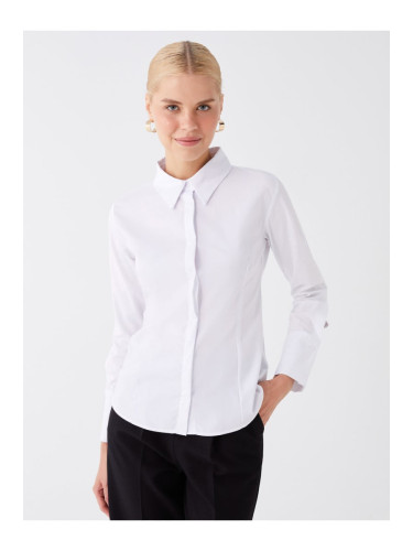 LC Waikiki Plain Long Sleeve Poplin Women's Shirt