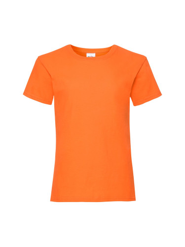 Orange Girls' T-shirt Valueweight Fruit of the Loom