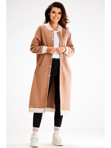 Awama Woman's Sweatshirt A612 Beige