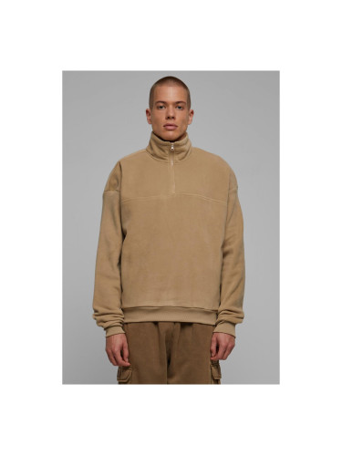 Basic Polar Fleece Troyer Warm Sand