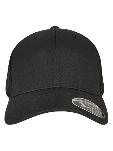 110 Flexfit Ripstop Mesh Cap Black