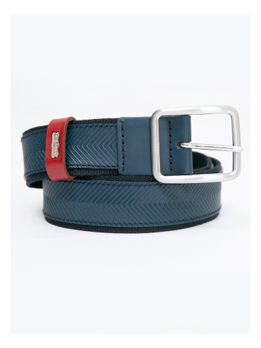 Big Star Man's Belt 240066 Navy Blue