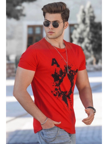 Madmext Red Men's T-Shirt 5061