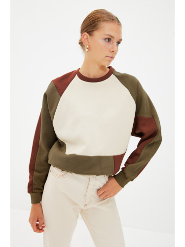 Дамски пуловер. Trendyol Color Block