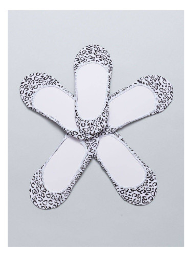 White socks 5-pack Yups ax4141b-5. R01