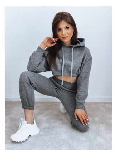 Komplet damski dresowy SERINE ciemnoszary Dstreet
