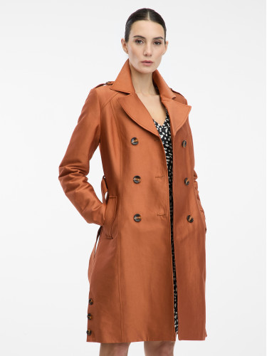 Orsay Brown Women's Trench Coat - Women's