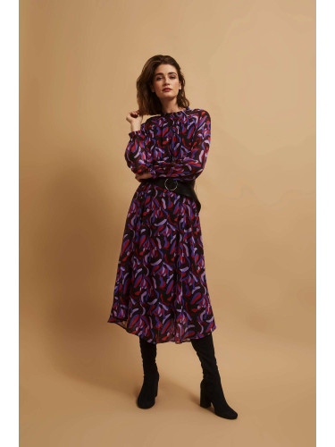 Marisse Midi Dress With A Belt