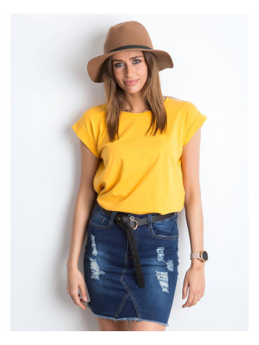 Дамска тениска Fashionhunters Plain