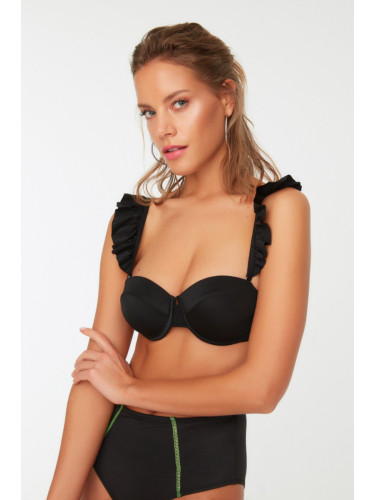 Дамско горнище на бански Trendyol Frill detailed