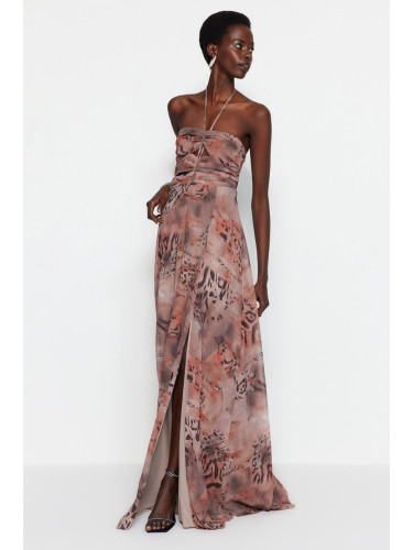 Дамска рокля Trendyol TPRSS23AE00054/Multi-color