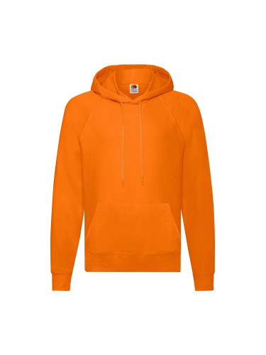 Orange Men's Hooded Sweat Sweat Fruit of the Loom