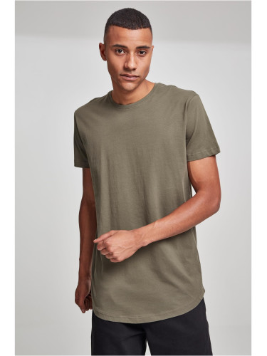 Long T-shirt in the shape of an olive