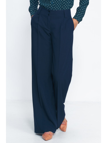 Nife Woman's Pants SD81 Navy Blue