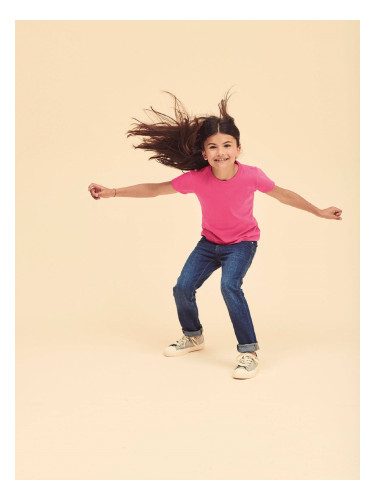 Valueweight Fruit of the Loom Pink T-shirt