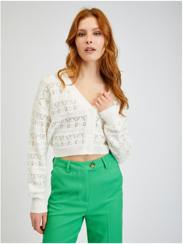 Creamy Women's Patterned Cardigan ORSAY - Women