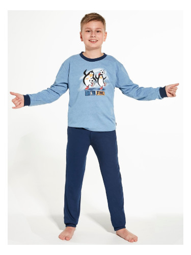Pyjamas Cornette Kids Boy 477/136 Goal 86-128 blue melange