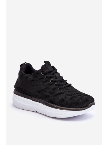 Ladies lace-up sports shoes Black Lavarone