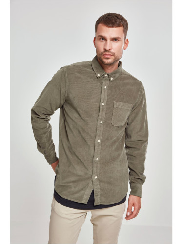 Corduroy shirt olive