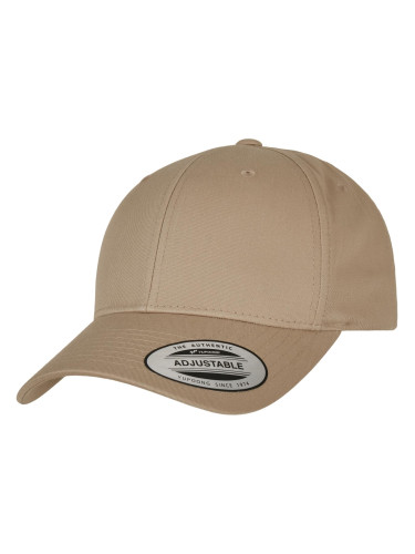 Curved classic khaki snapback