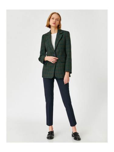 Котон панталон - тъмно син - тънък