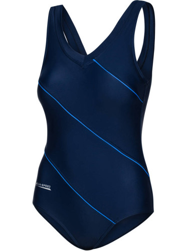 AQUA SPEED Woman's Swimsuits Sophie Navy Blue Pattern 49