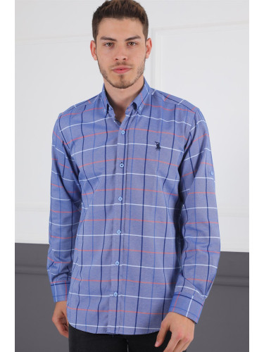 G716 DERBERRY MEN'S SHIRT-BLUE