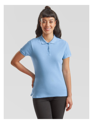 Polo Fruit of the Loom Women's Blue T-shirt