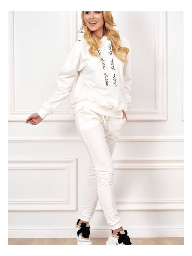White sports pants soft cotton Lalous