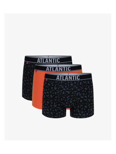 Boxer shorts Atlantic 3MH-173 A'3 S-2XL khaki-orange-graphite 022
