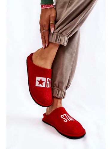 Home slippers Big Star KK276022 Red