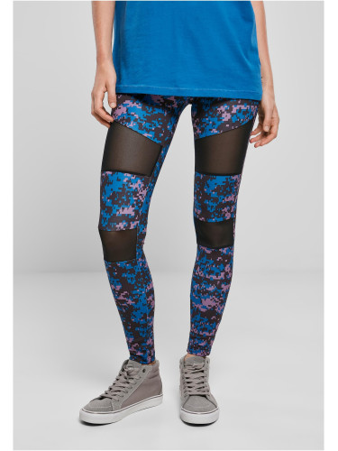 Women's Camo Tech Mesh Leggings, Digital Duskviolet Camo