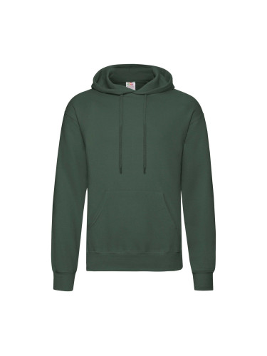 Green Men's Hooded Sweat Fruit of the Loom