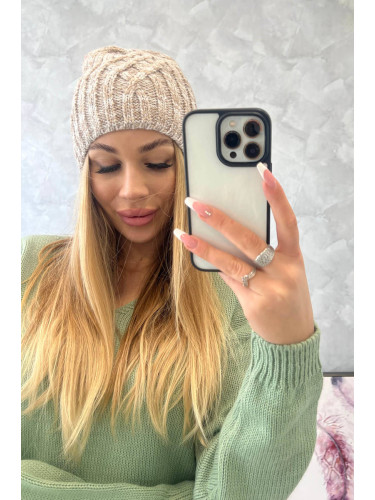 Beanie with fleece Merry K225 beige