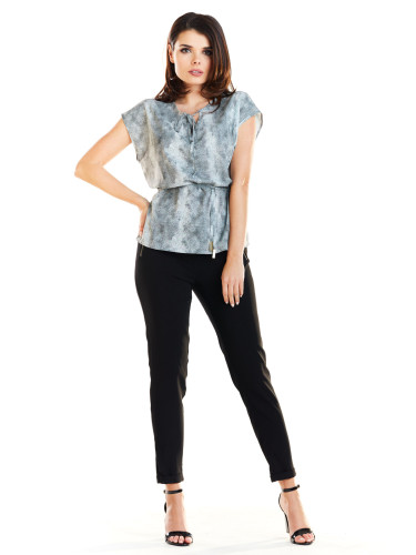 Awama Woman's Blouse A278 Grey