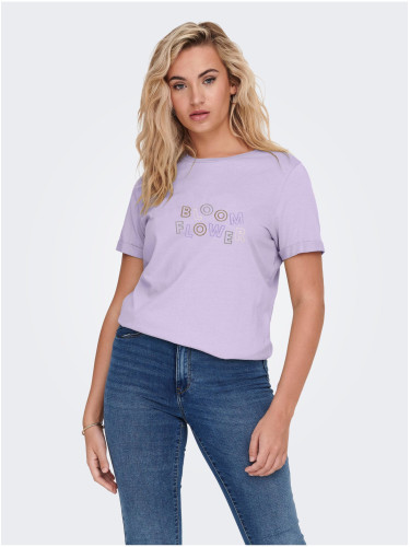 Light purple t-shirt JDY Amy