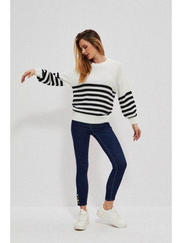 Marisse Sweater Z-Sw-3947 Off White_Black