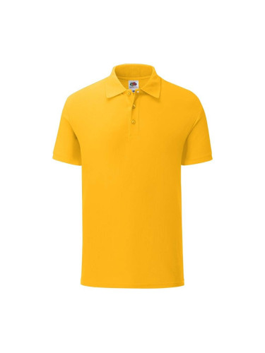 Iconic Polo Friut of the Loom Men's Yellow T-Shirt