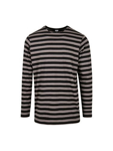 Regular Stripe LS Asphalt/Black