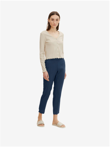 Dark blue women's trousers Tom Tailor - Women's