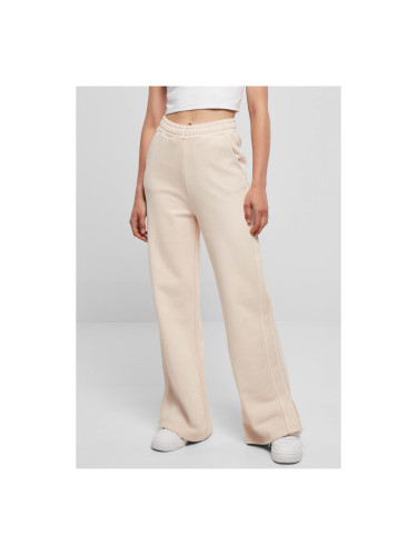 Women's Heavy Terry Garment Dye Slit Pants Pink