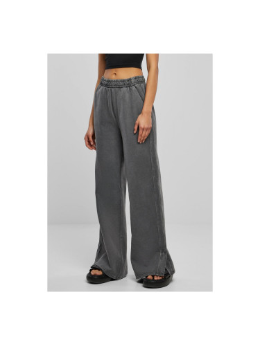 Women's Heavy Terry Garment Dye Slit Pants darkshadow