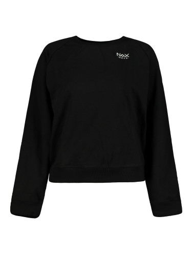 Women's black sweatshirt NAX KOLEHA