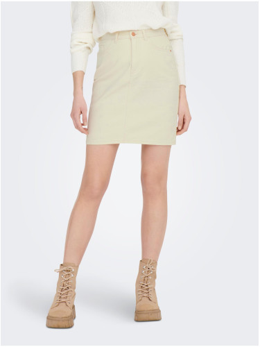 Cream women's pencil denim skirt JDY Cilla - Ladies