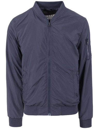 Navy Light Bomber Jacket