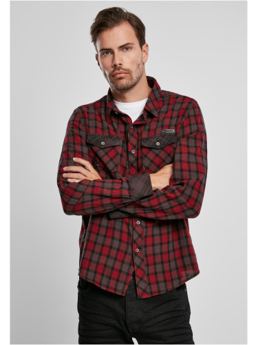 Duncan plaid shirt red/brown