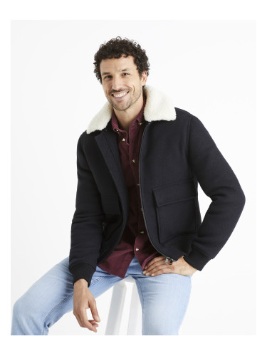 Celio Bomber Jacket with Zipper Cuaviator - Mens