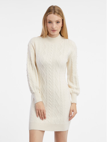Orsay Cream Women's Sweater Dress - Women's